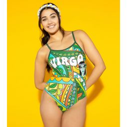 Sporti Groovy Zodiac Virgo Thin Strap One Piece Swimsuit (22-44)