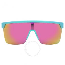 FLYNN HD Plus Gray Green with Pink Spectra Shield Unisex Sunglasses