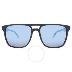 CZAR Polarized Ice Bliue Square Unisex Sunglasses