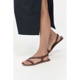 Twist Strap Sandal - Antique Tan