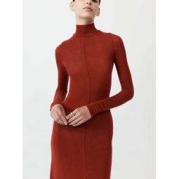 Rouge Jersey Maxi Dress - red