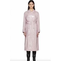 Katharina Trench Coat - Blush Pink