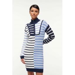 Mini Hampton Dress - Adriatic Stripe