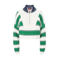 Cropped Hampton Bungalow Stripe Sweater - Multi