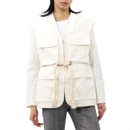 Ania Belted Utility Jacket, Brand Size 36 (US Size 2)