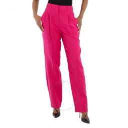 Hot Pink Lara Tailored Trousers, Brand Size 42 (US Size 8)