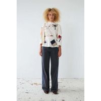 Handcrafted Circus Blouse - Ivory