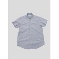 Short Sleeve Single Needle Shirt - Tattersall