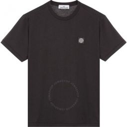 Mens Black Logo T-Shirt, Size Small