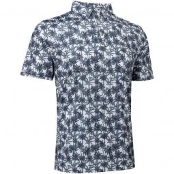 Straight Down Palms On The Horizon Golf Polo