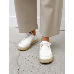 Leitch Crepe Sole Shoes - White