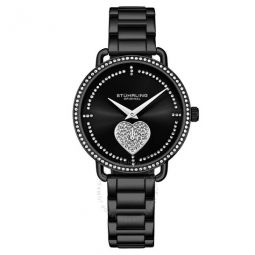 Vogue Quartz Black Dial Ladies Watch