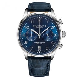 Monaco Chronograph Quartz Blue Dial Mens Watch