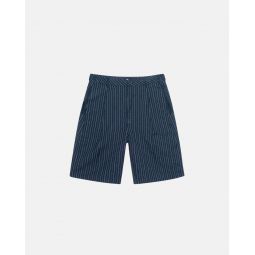 VOLUME PLEATED SHORT WRINKLED STRIPE