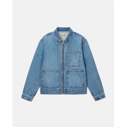 ZIP WORK JACKET DENIM