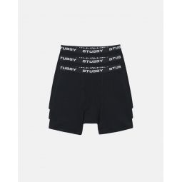 STUESSY BOXER BRIEFS 3 PACK