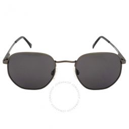 Del Ray Polarized Grey Geometric Unisex Sunglasses
