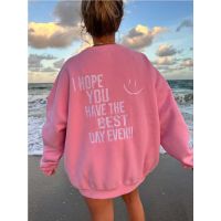 Best Day Ever Sweatshirt - Light Pink