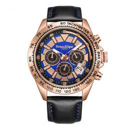 Speed Tracker Chronograph Automatic Blue Dial Mens Watch