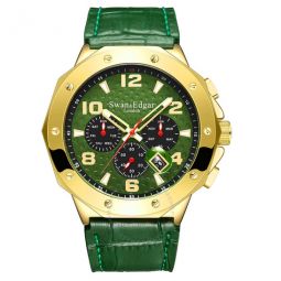 Defence Timer Automatic Green Dial Mens Watch