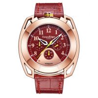 Crusader Automatic Red Dial Mens Watch