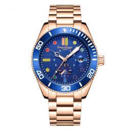 Sports Prism Automatic Blue Dial Mens Watch