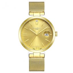 Pastel Automatic Gold Dial Ladies Watch