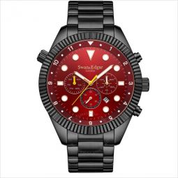 Decadence Automatic Red Dial Mens Watch