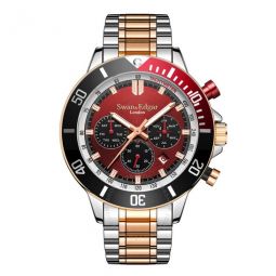 Sports Counter Automatic Red Dial Mens Watch