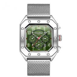 Courtly Automatic Green Dial Mens Watch