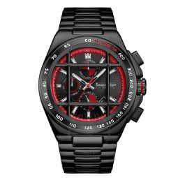 Caged Sports Automatic Black Dial Mens Watch