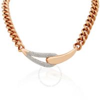 Every Stainless Steel Rose Gold-Plated Crystal Necklace