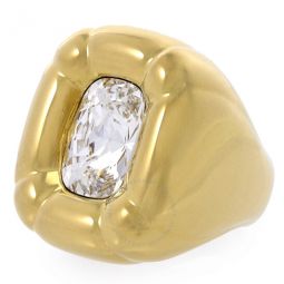 Dulcis Gold-tone Cocktail Ring, Size 58