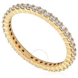 Gold-Tone Round Cut Vittore Ring, Size 52