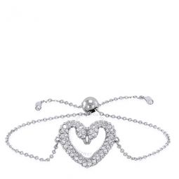 Ladies Una Heart White Bracelet