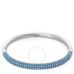 Blue Stone Stainless Steel Bangle, Size M