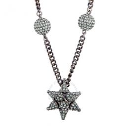 AS Kalix Crystal Ruthenium-Plated Pendant Necklace