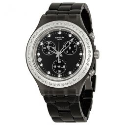Irony Diaphane Full Blooded Stoneheart Silver Black Dial Chronograph Unisex Watch