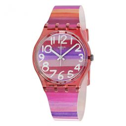Astilbe Pink Dial Pink Silicone Unisex Watch