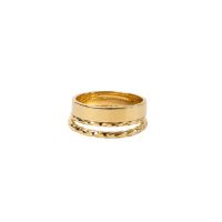 Stacked Illusion Ring - Gold/Silver/Brass