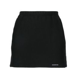 Mini Skirt In Classic Cotton Terry With Logo Waistband