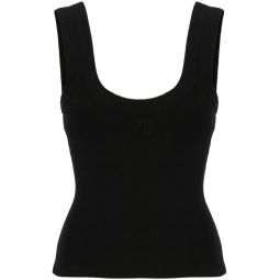 Tank Top With Embossed Logo