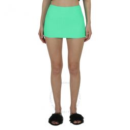 Ladies Mint Julep All Over Logo Mini Skirt, Size X-Small