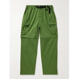 2-Way Mountain Straight-Leg Convertible Stretch Cotton-Blend Ripstop Trousers
