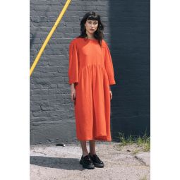 Spring Garden 3.0 Dress - Poppy/Black