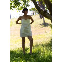 Verona Dress Short - Ivory