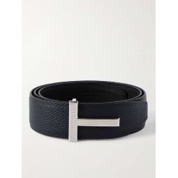 4cm Reversible Full-Grain Leather Belt
