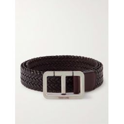 3cm Woven Leather Belt