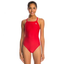 TYR Womens TYReco Solid Diamondfit One Piece Swimsuit
