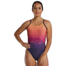 TYR Womens Infrared Cutoutfit One Piece Swimsuit